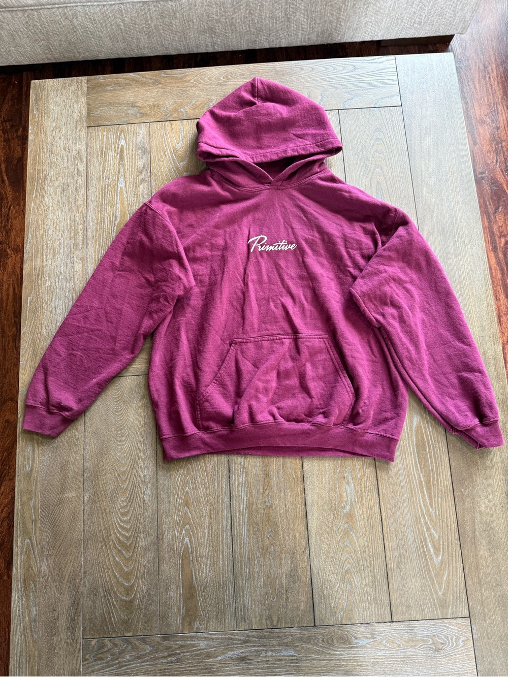 Primitive Pullover Hoodie in Berry